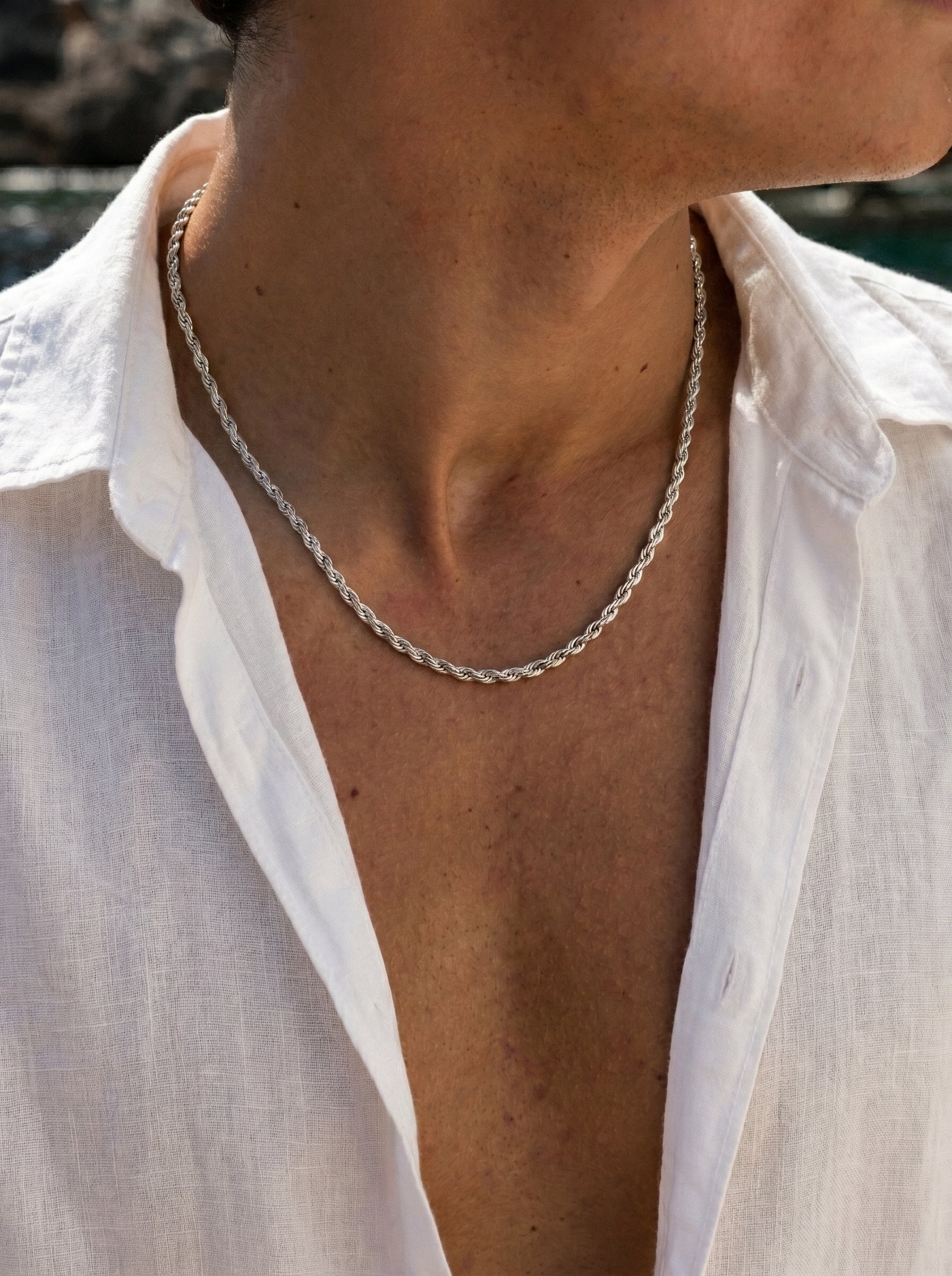 Genova Rope Chain Silver